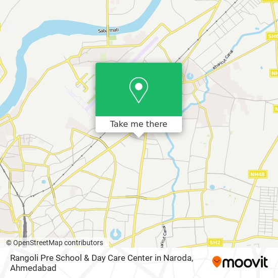 Rangoli Pre School & Day Care Center in Naroda map