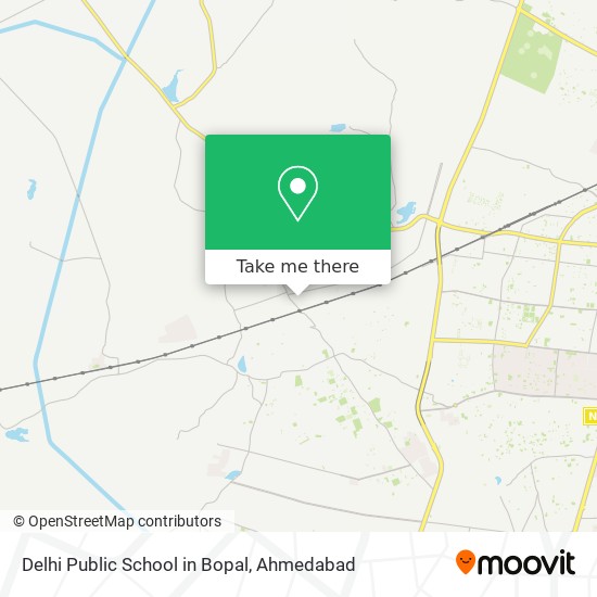 Delhi Public School in Bopal map