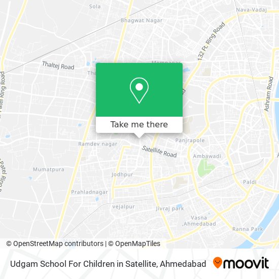 Udgam School For Children in Satellite map