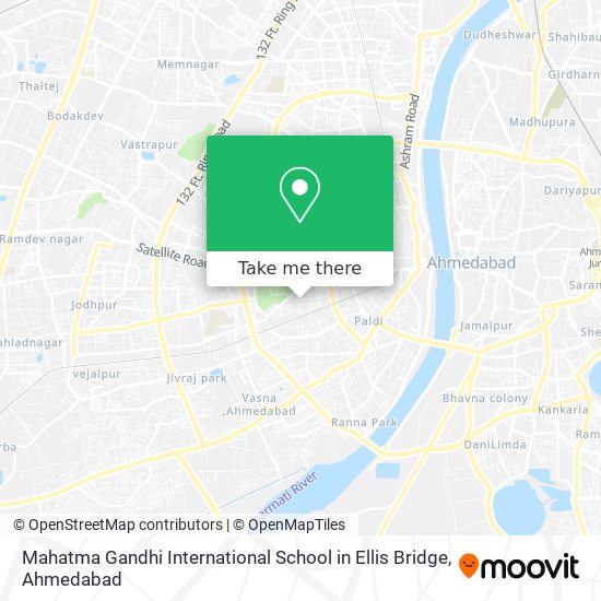 Mahatma Gandhi International School in Ellis Bridge map