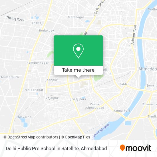 Delhi Public Pre School in Satellite map