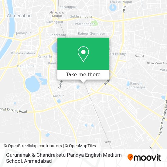 Gurunanak & Chandraketu Pandya English Medium School map