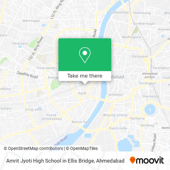 Amrit Jyoti High School in Ellis Bridge map