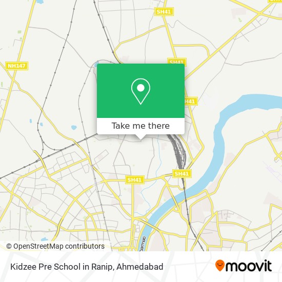 Kidzee Pre School in Ranip map