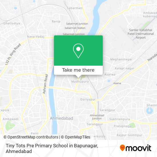 Tiny Tots Pre Primary School in Bapunagar map