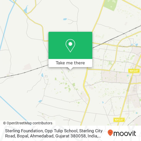 Sterling Foundation, Opp Tulip School, Sterling City Road, Bopal, Ahmedabad, Gujarat 380058, India map