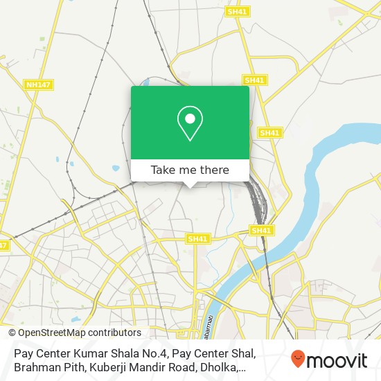 Pay Center Kumar Shala No.4, Pay Center Shal, Brahman Pith, Kuberji Mandir Road, Dholka, Ahmedabad map