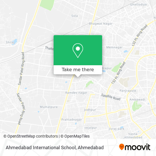 Ahmedabad International School map
