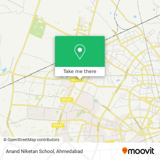 Anand Niketan School map
