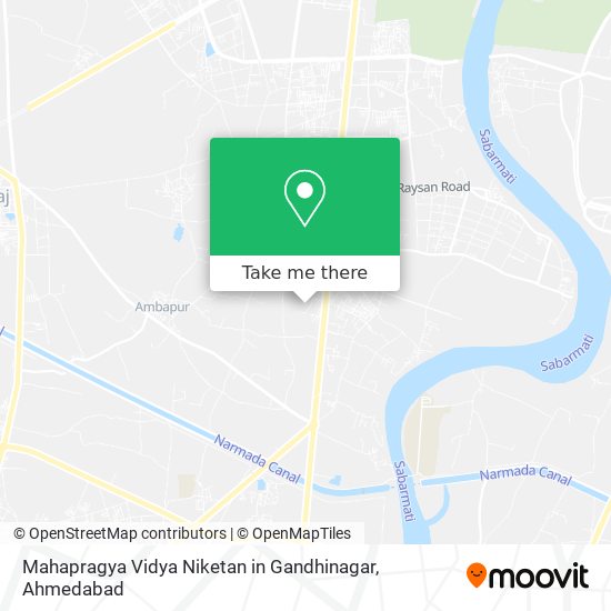 Mahapragya Vidya Niketan in Gandhinagar map