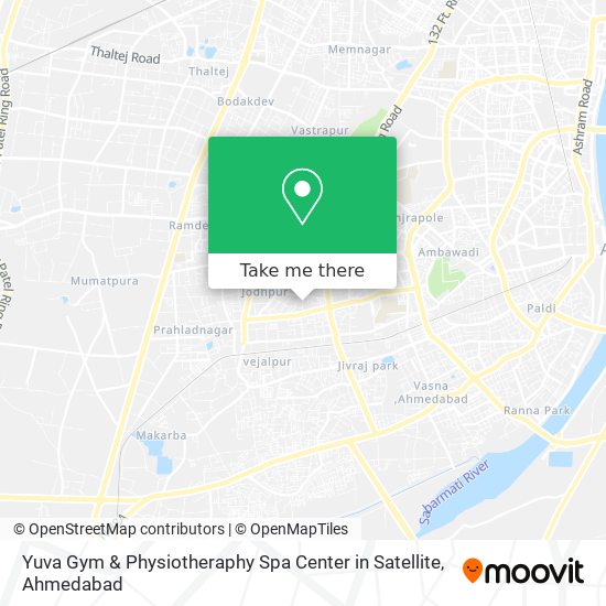 Yuva Gym & Physiotheraphy Spa Center in Satellite map