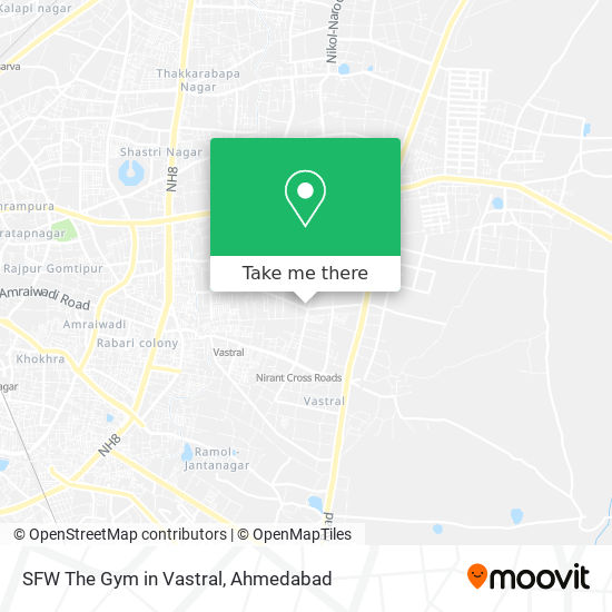 SFW The Gym in Vastral map