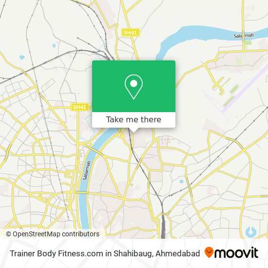 Trainer Body Fitness.com in Shahibaug map