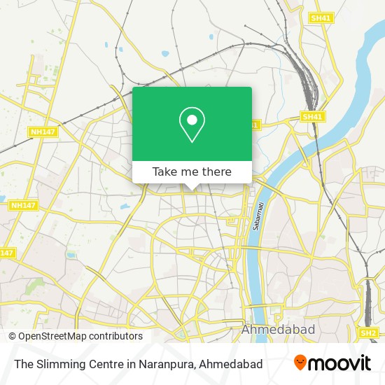 The Slimming Centre in Naranpura map