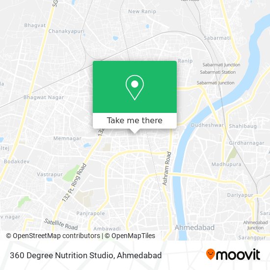 360 Degree Nutrition Studio map