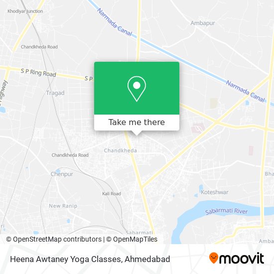 Heena Awtaney Yoga Classes map