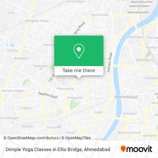 Dimple Yoga Classes in Ellis Bridge map