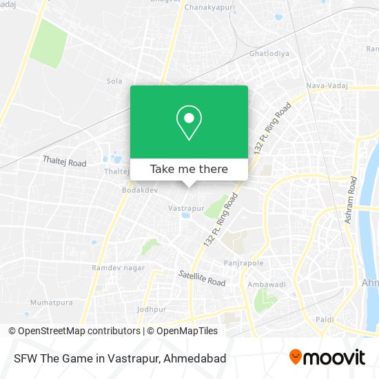 SFW The Game in Vastrapur map