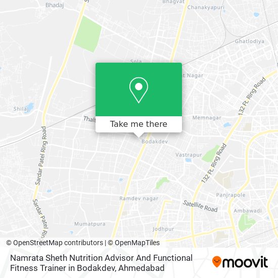 Namrata Sheth Nutrition Advisor And Functional Fitness Trainer in Bodakdev map