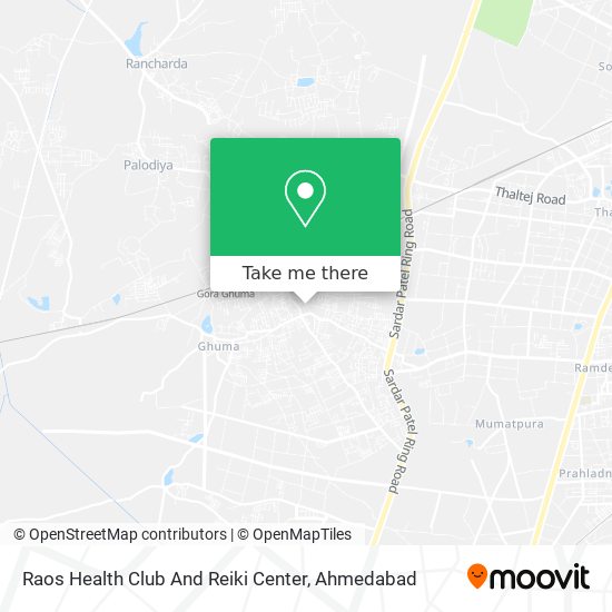 Raos Health Club And Reiki Center map