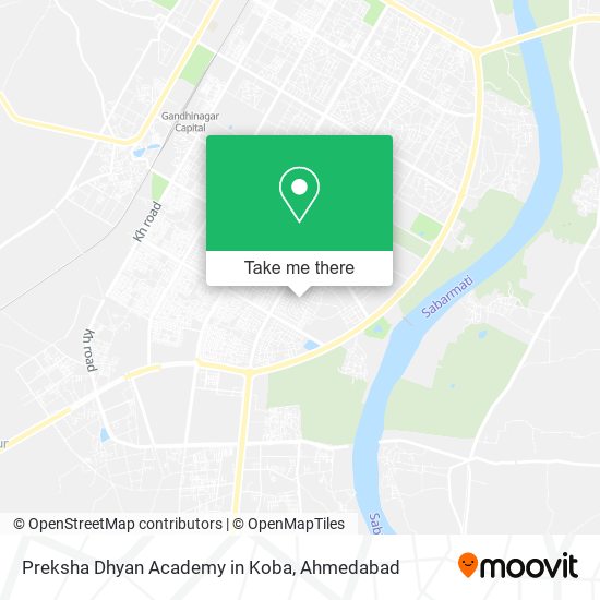 Preksha Dhyan Academy in Koba map