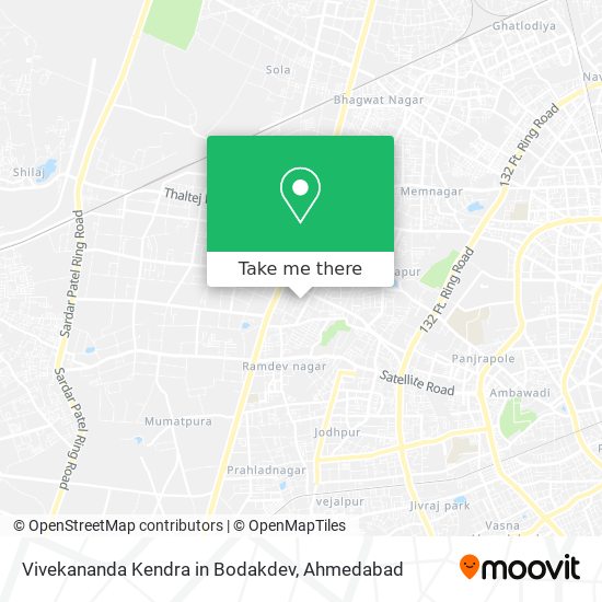 Vivekananda Kendra in Bodakdev map