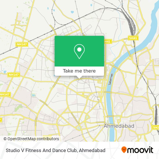 Studio V Fitness And Dance Club map