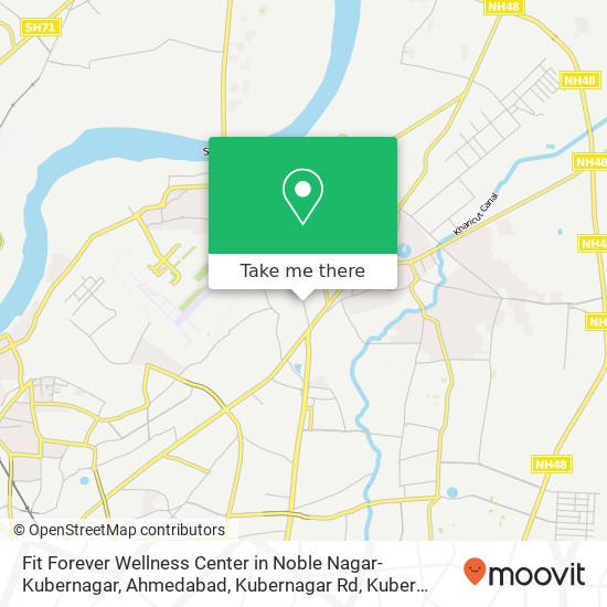Fit Forever Wellness Center in Noble Nagar-Kubernagar, Ahmedabad, Kubernagar Rd, Kuber Nagar, Ahmed map