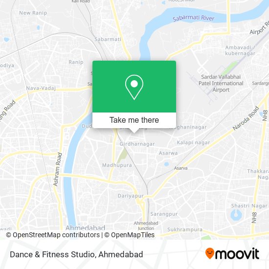 Dance & Fitness Studio map