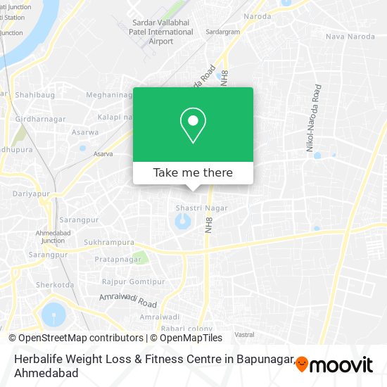 Herbalife Weight Loss & Fitness Centre in Bapunagar map