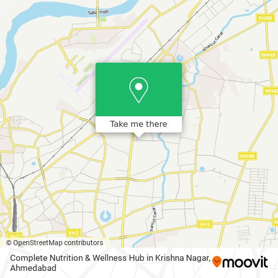 Complete Nutrition & Wellness Hub in Krishna Nagar map
