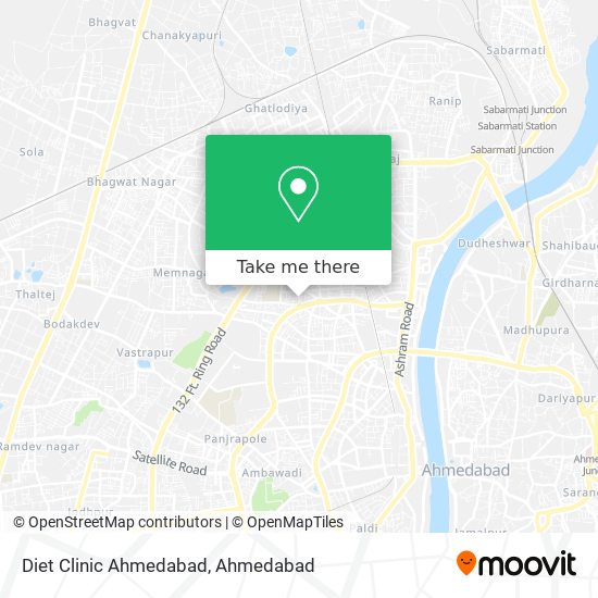 Diet Clinic Ahmedabad map
