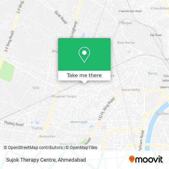 Sujok Therapy Centre map