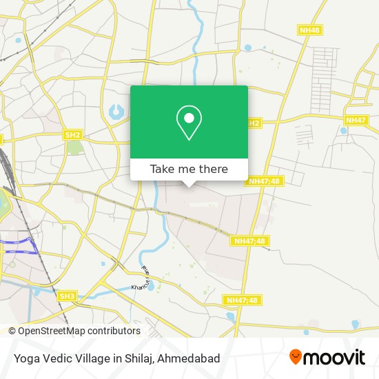 Yoga Vedic Village in Shilaj map