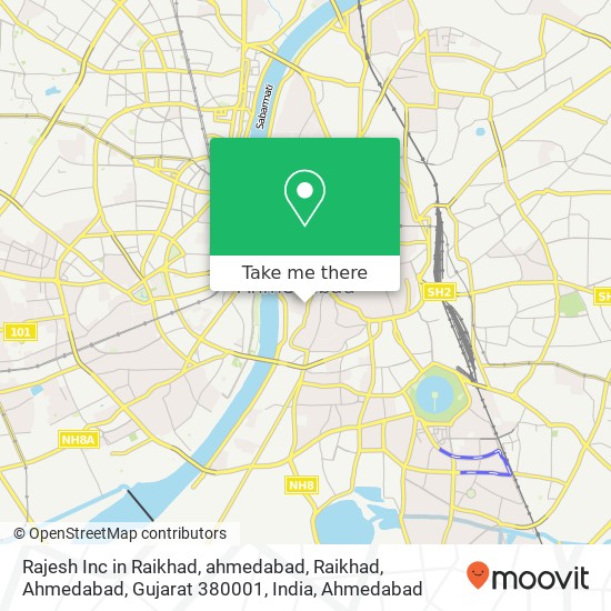 Rajesh Inc in Raikhad, ahmedabad, Raikhad, Ahmedabad, Gujarat 380001, India map