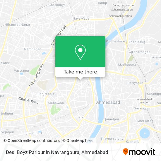 Desi Boyz Parlour in Navrangpura map