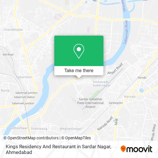 Kings Residency And Restaurant in Sardar Nagar map