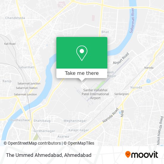 The Ummed Ahmedabad map