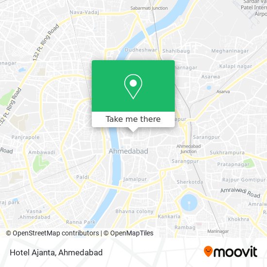 Hotel Ajanta map