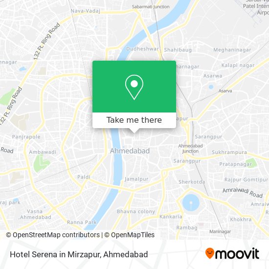 Hotel Serena in Mirzapur map