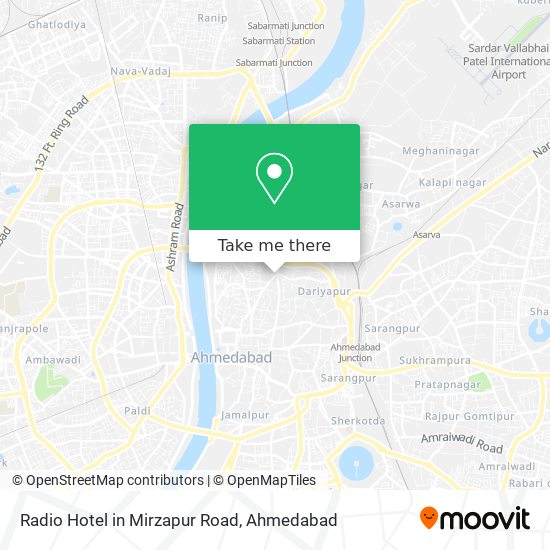 Radio Hotel in Mirzapur Road map