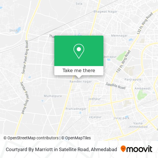 Courtyard By Marriott in Satellite Road map