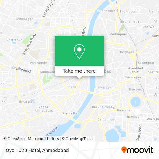 Oyo 1020 Hotel map