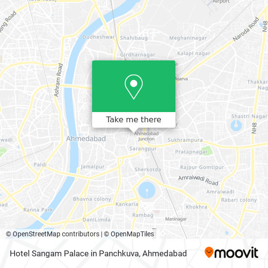 Hotel Sangam Palace in Panchkuva map
