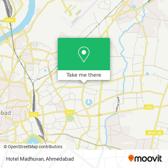 Hotel Madhuvan map