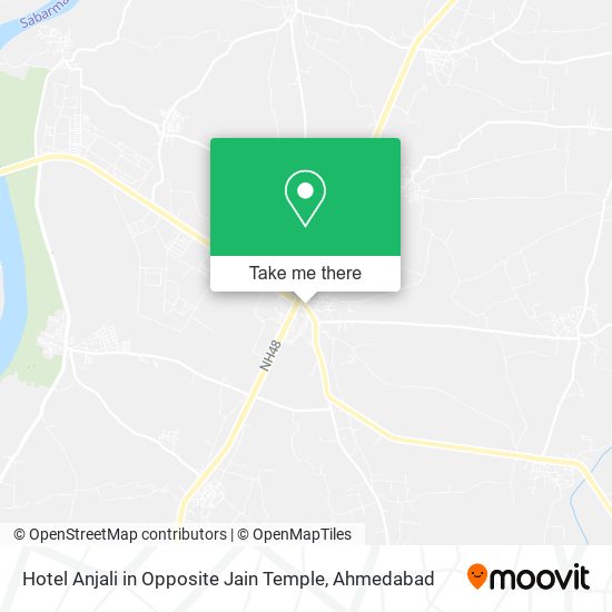Hotel Anjali in Opposite Jain Temple map