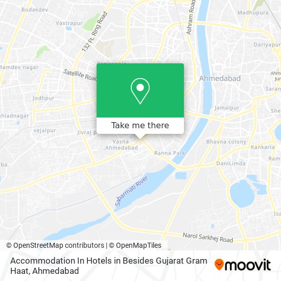 Accommodation In Hotels in Besides Gujarat Gram Haat map