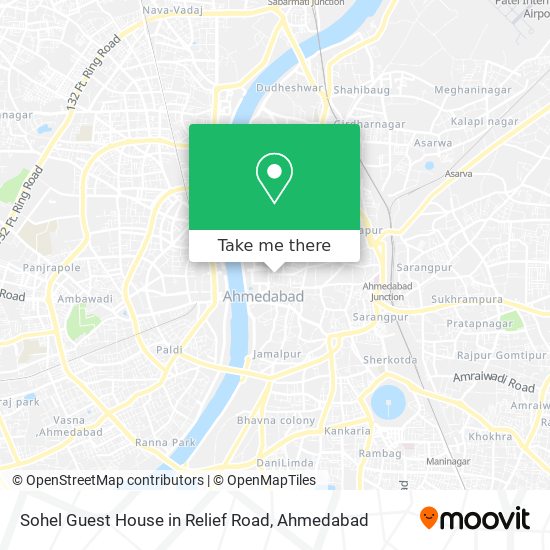 Sohel Guest House in Relief Road map