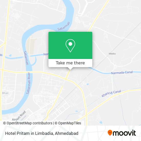 Hotel Pritam in Limbadia map