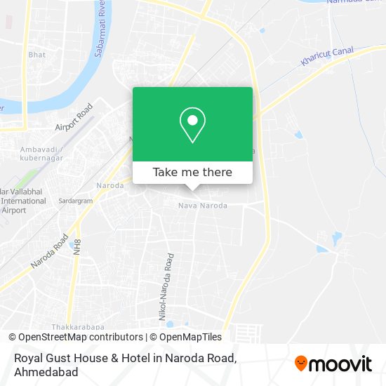 Royal Gust House & Hotel in Naroda Road map